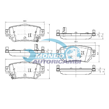 Brake Pad Set, disc brake