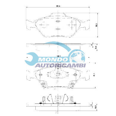 Brake Pad Set, disc brake